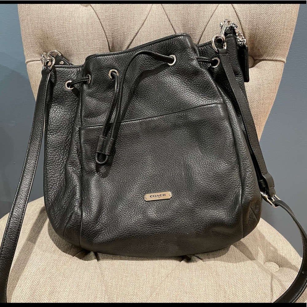 Leather Coach handbag.  New with tag.